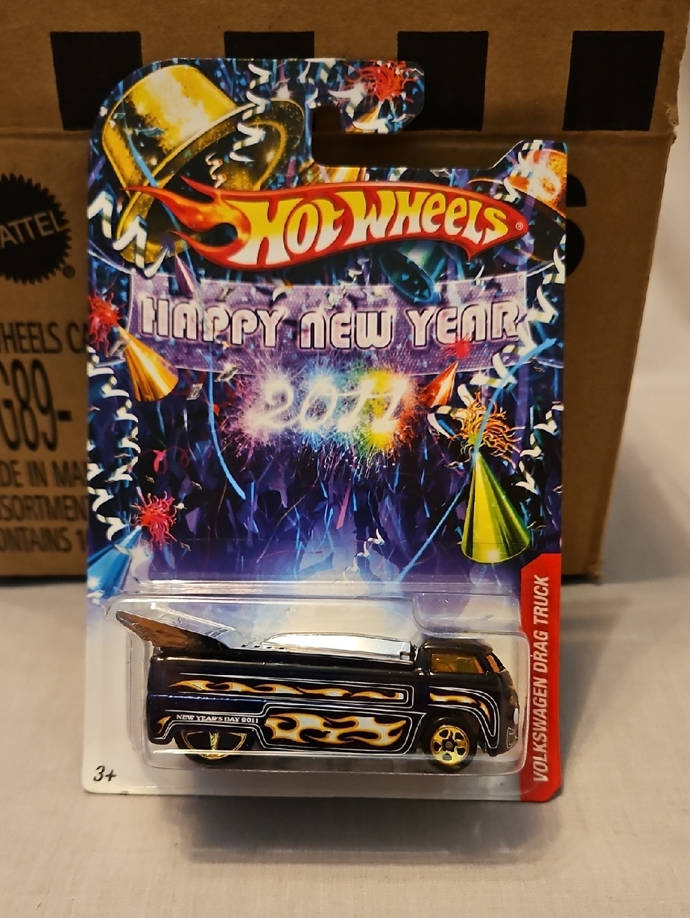 Hot Wheels Volkswagen Drag Truck New Year's Day 2011 Happy New Year